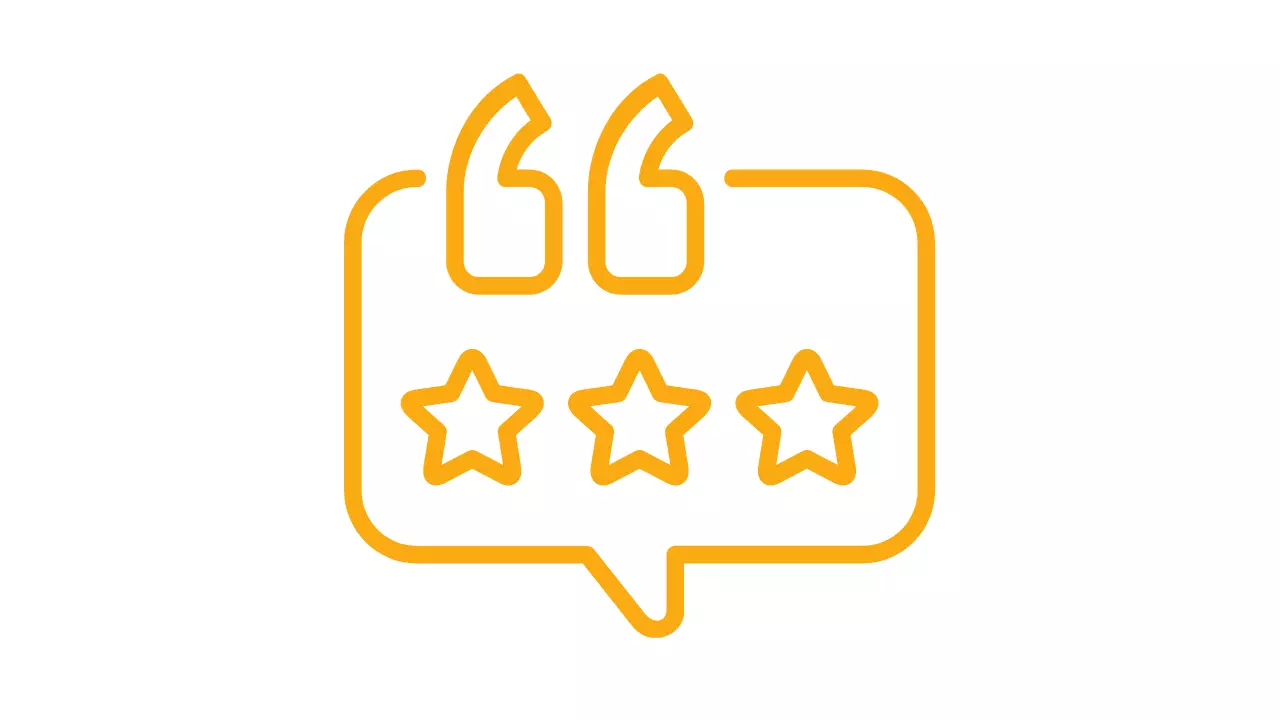 testimonials/reviews icon